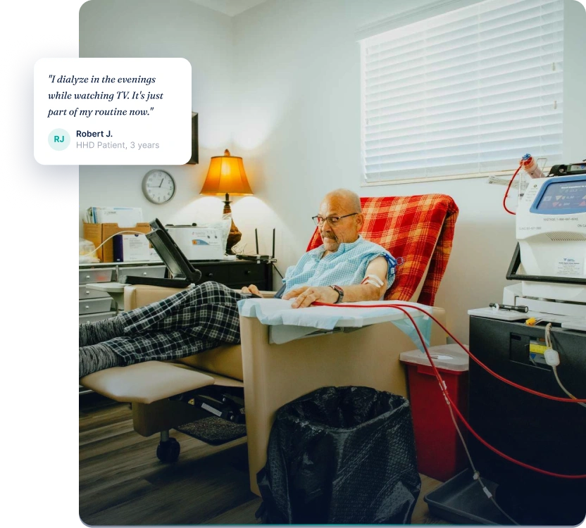 Person enjoying time at home